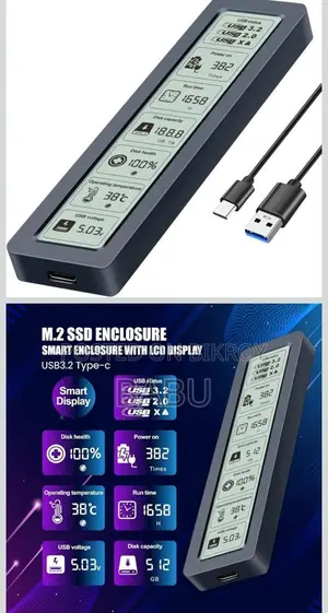 M.2 Nvme enclosure with Digital display