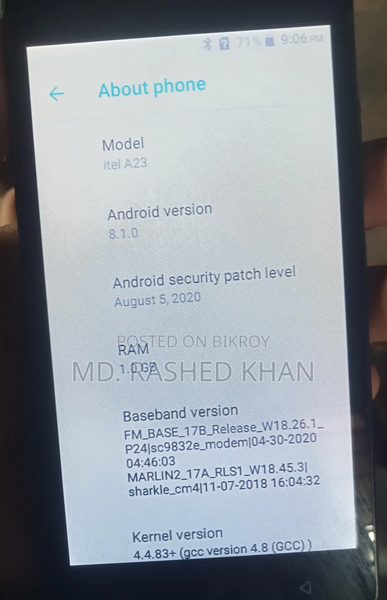 Itel A23 (Used)