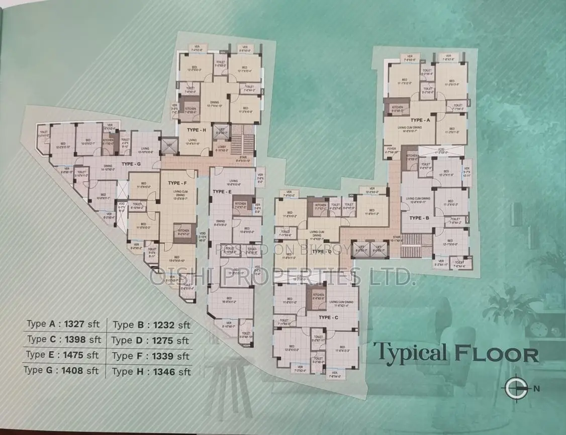 Under-construction flat for sale at 244, Moga Hazir Goli, Shantibagh, Malibagh, Dhaka