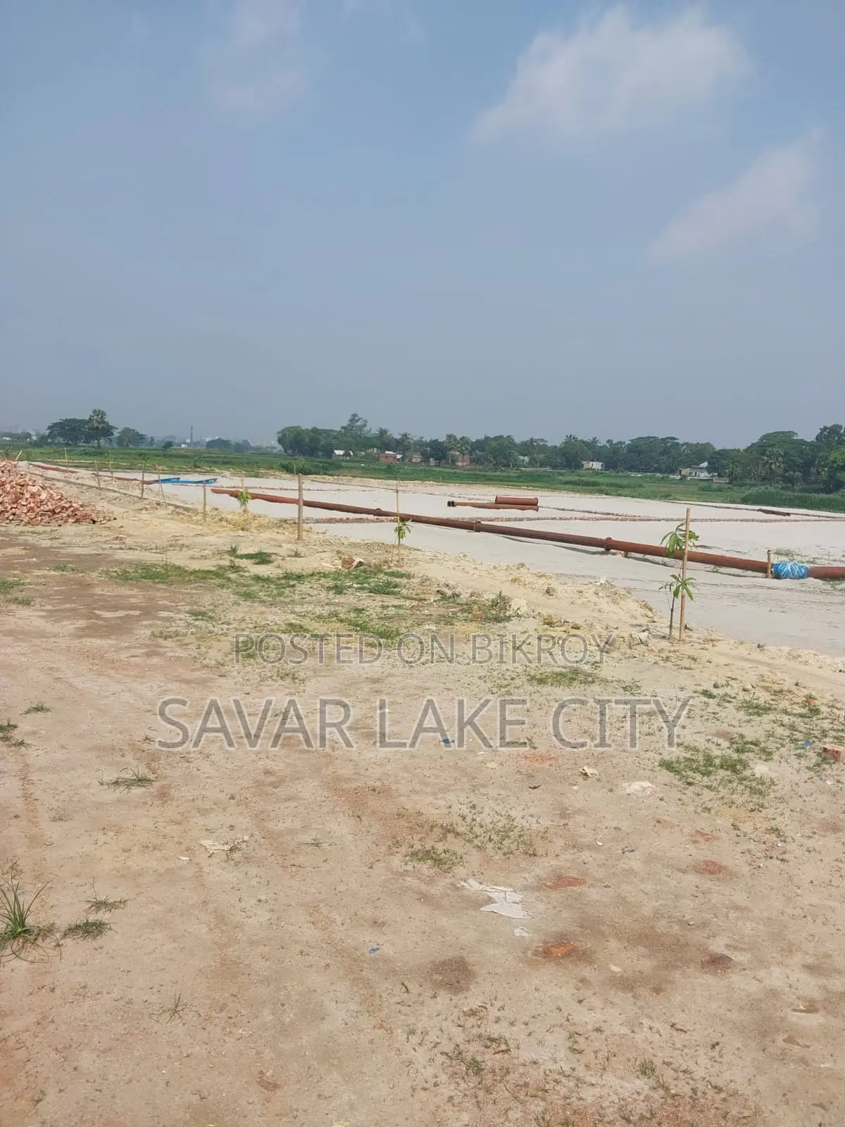 Ready commercial/residential plot for sale with 60-foot road