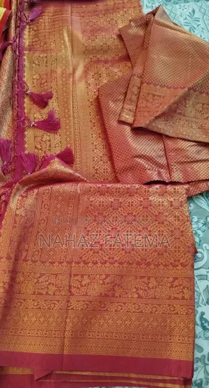 Two sarees for sale, one used and one new