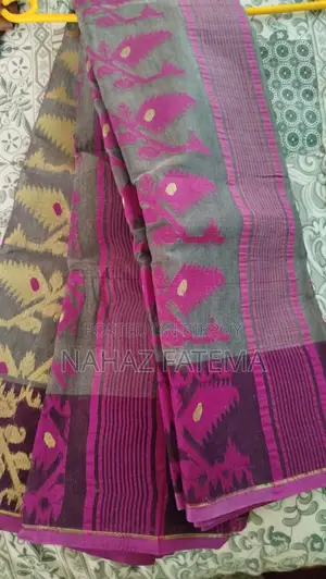 Two sarees for sale, one used and one new