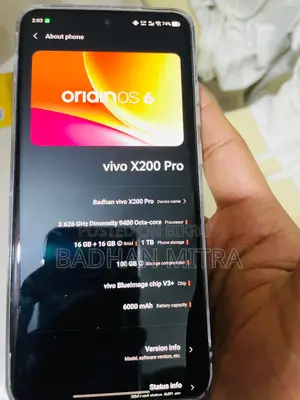Vivo X200 Pro 16GB+1TB (Used)