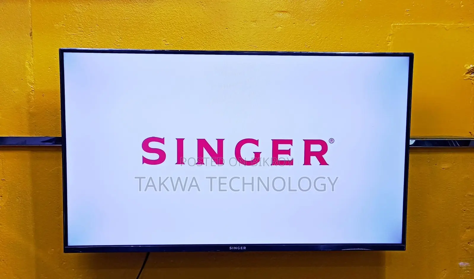 SINGER 43 Inch Android Frameless Voice Control TV