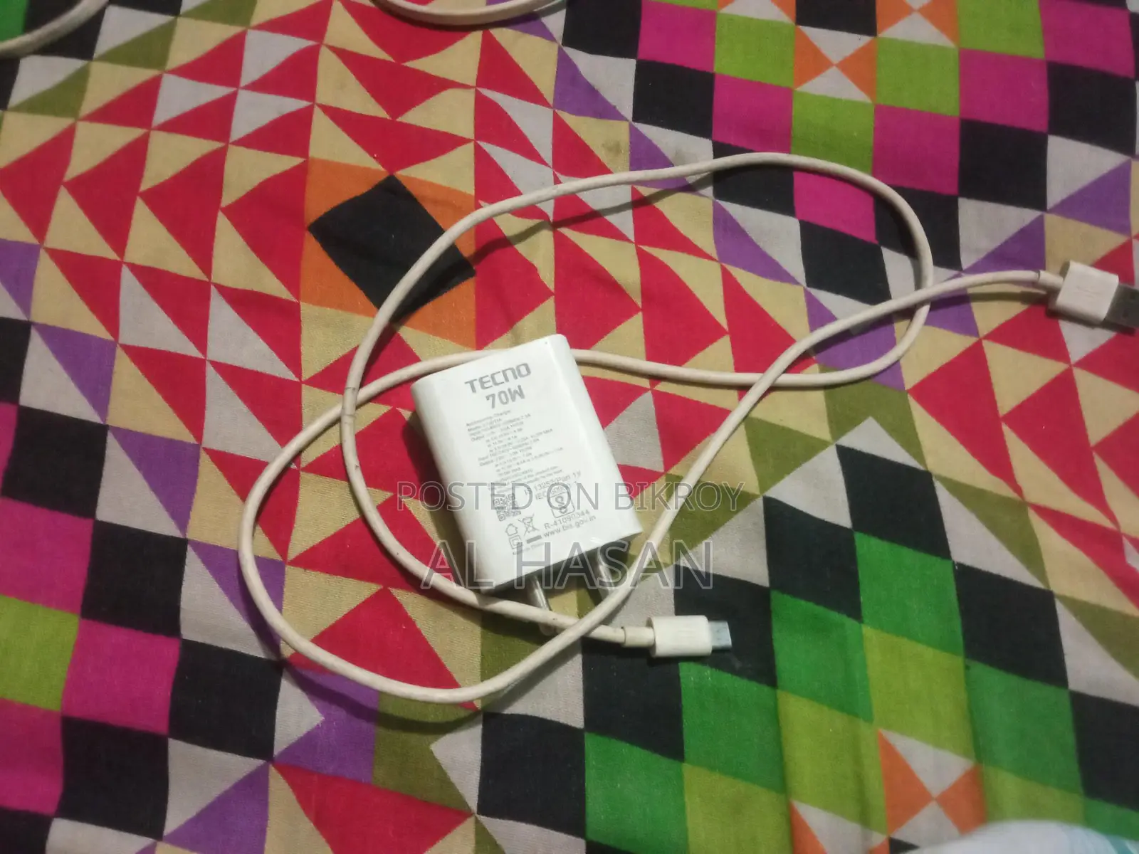 Tecno 70w Charger