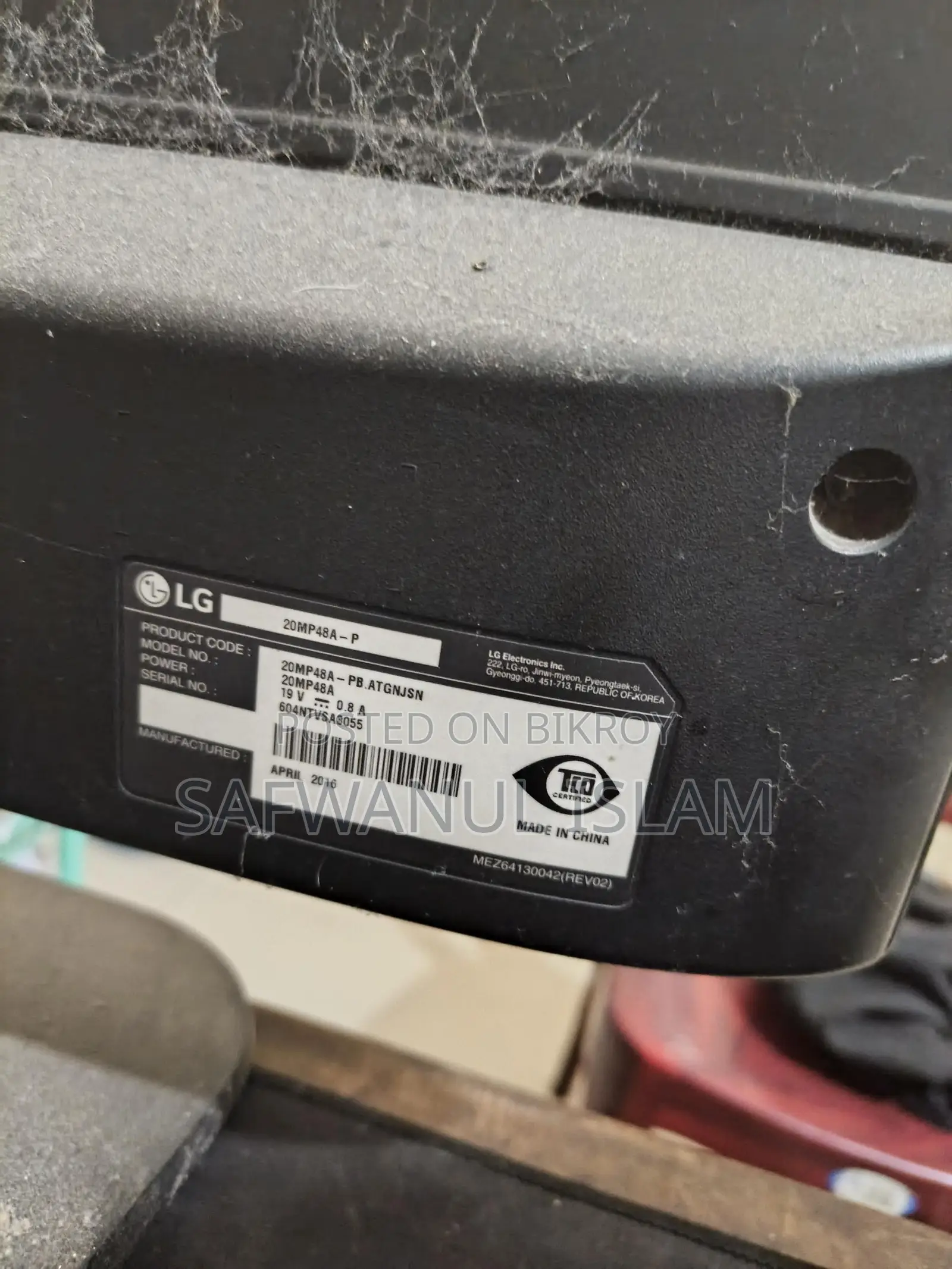 Lg 20mp48a 19.5 Inches Monitor