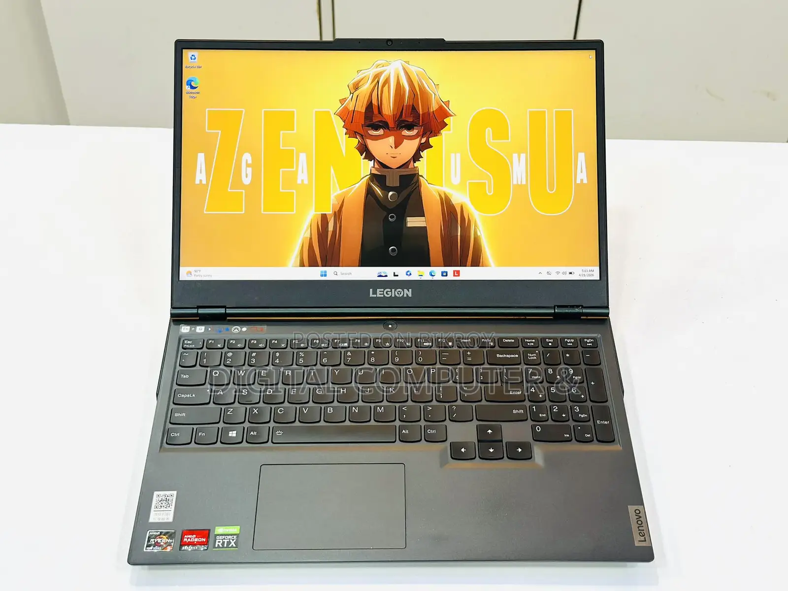Lenovo Legion 5 Ryzen 5600H 16GB DDR4 RAM | 512GB NVMe SSD