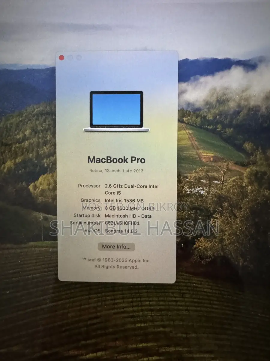 Macbook Pro Late 2013
