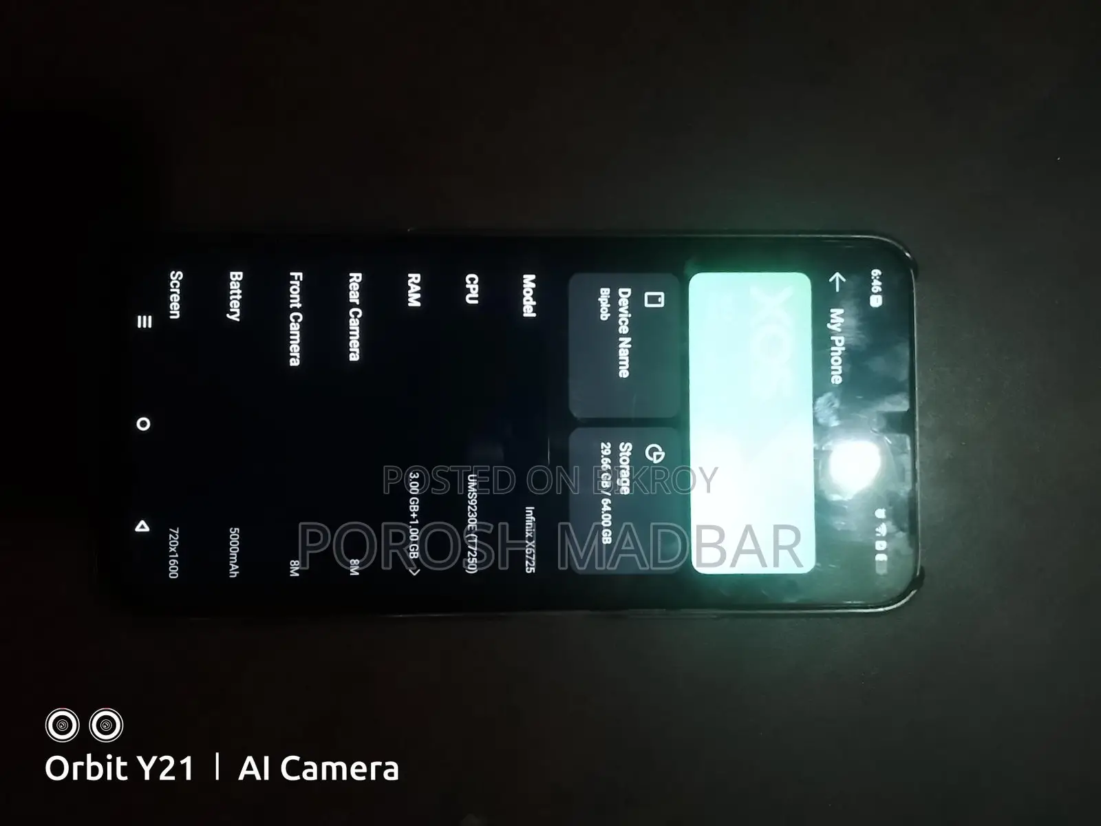 Infinix Smart 10 Brand New Phone 1 Month (Used)