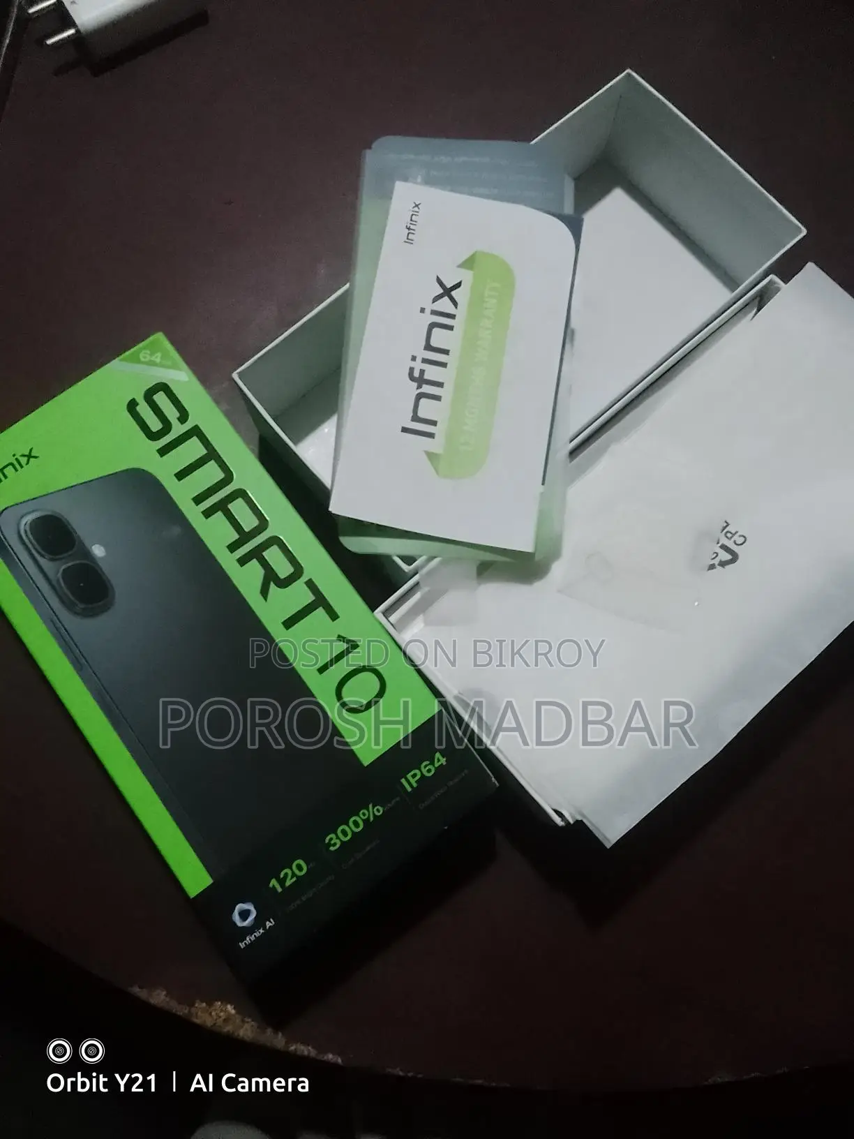 Infinix Smart 10 Brand New Phone 1 Month (Used)