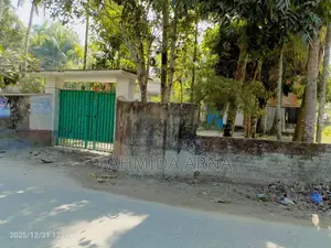 Two-story house with land for sale.