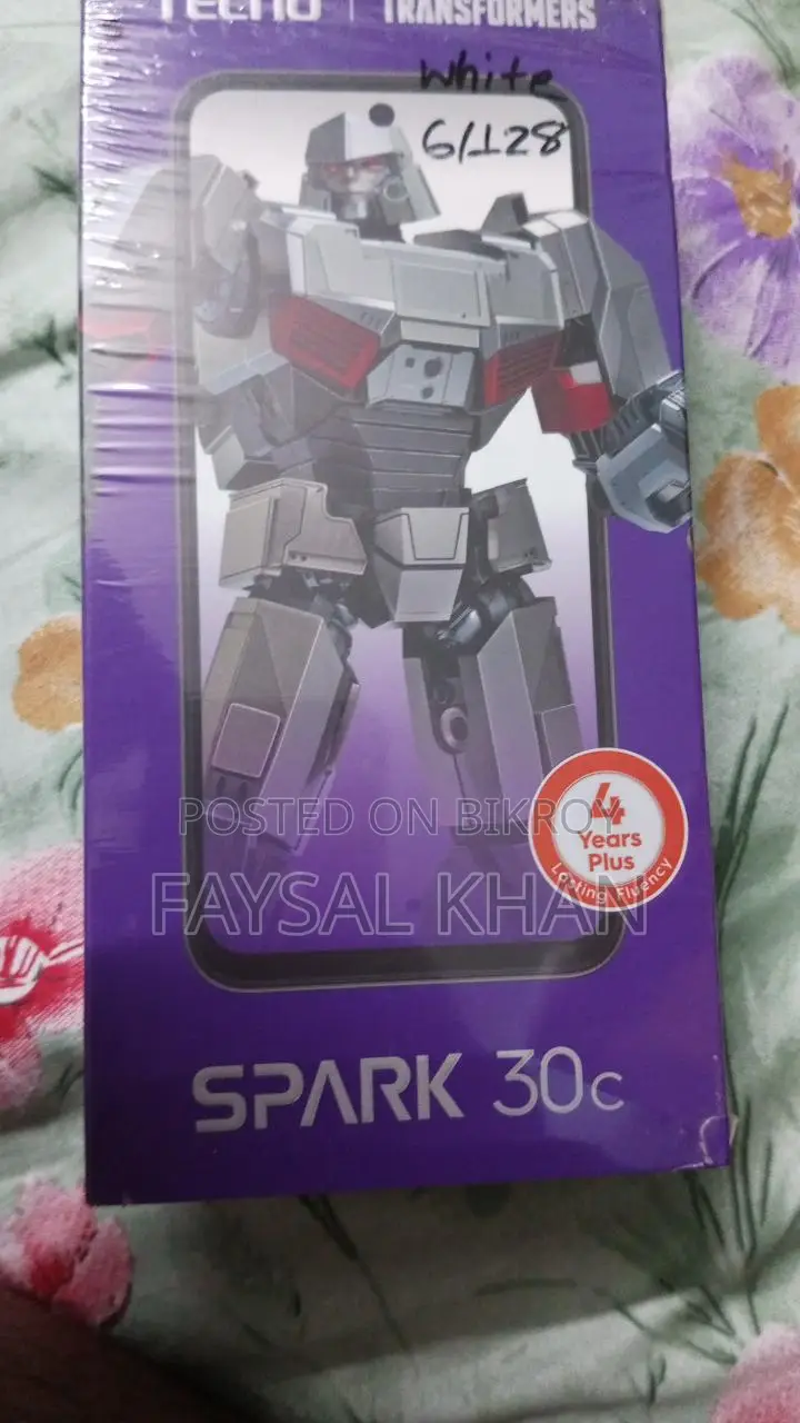 Tecno Spark 30c 6/128 (Used)