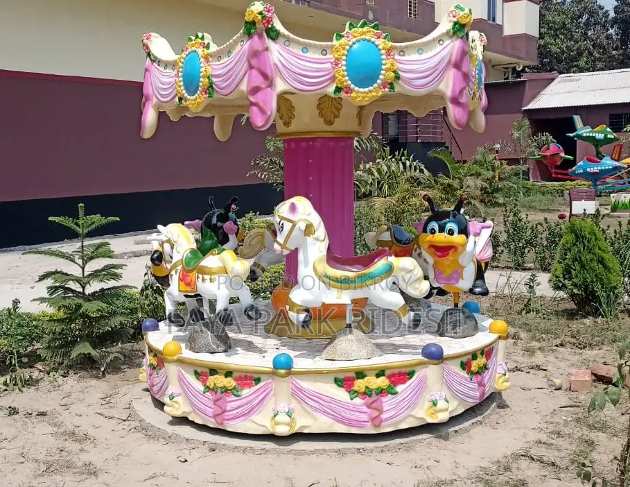 মেরি গো রাউন্ড ডায়ামিটার: ৭ ফুট রিমোট কন্ট্রোল সহ