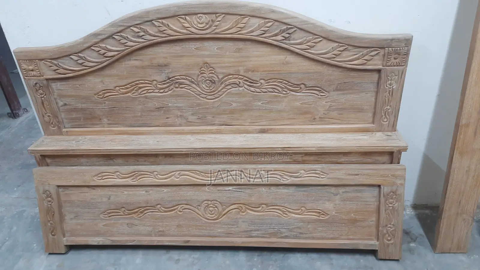 New Chittagong Teak Bed, 6/7