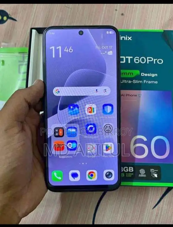Infinix Hot 60 Pro Full Box 8/128 (Used)