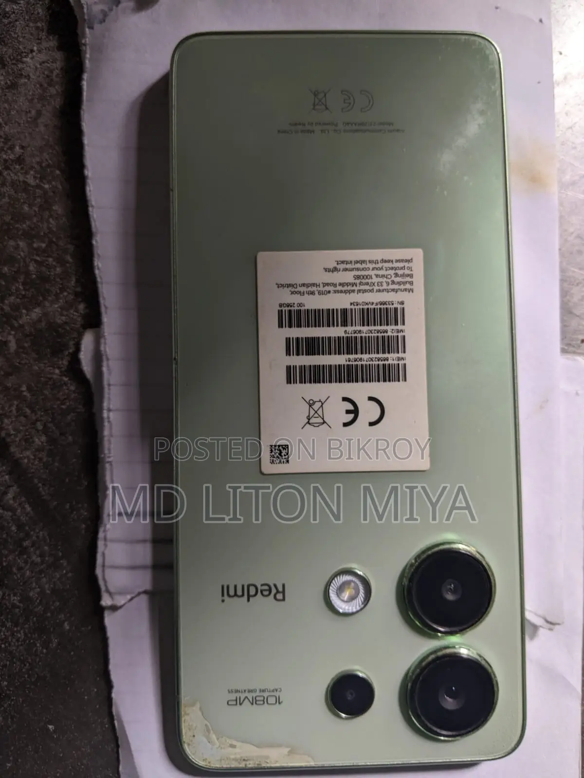 Xiaomi Redmi Note 13 . (Used)