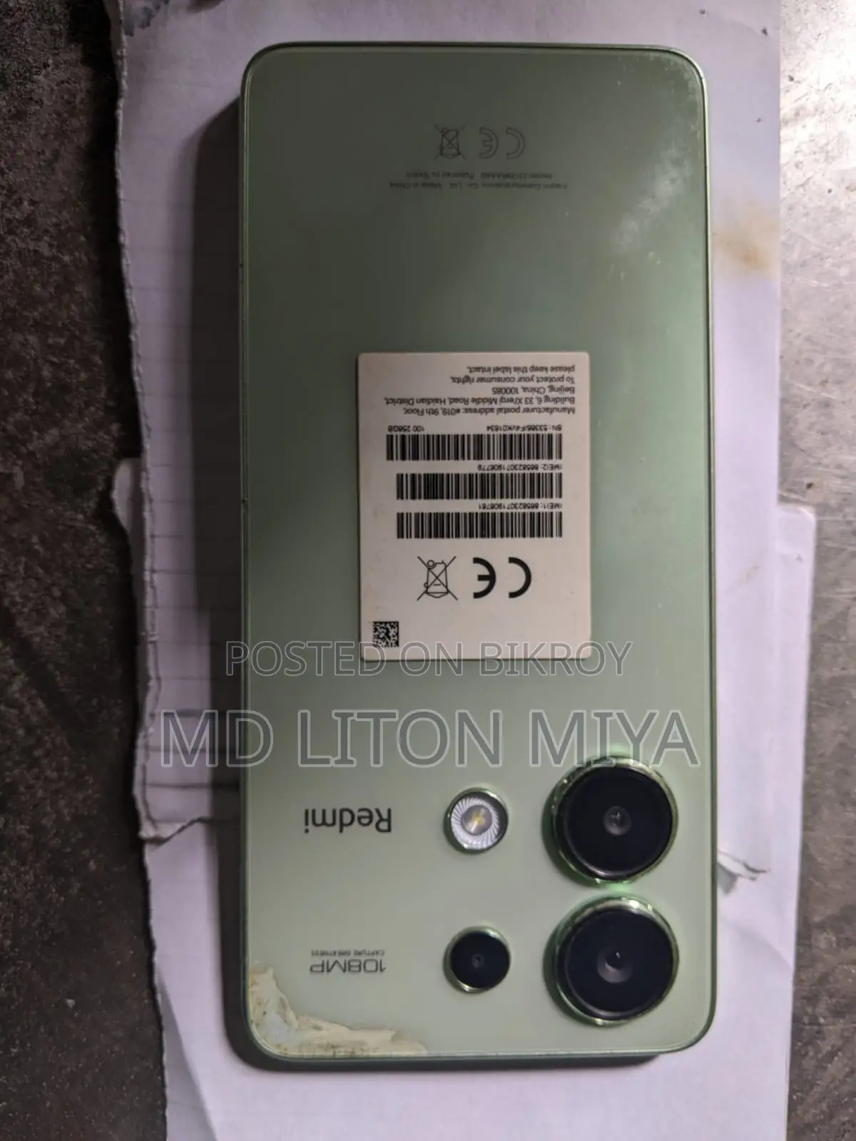 Xiaomi Redmi Note 13 . (Used)