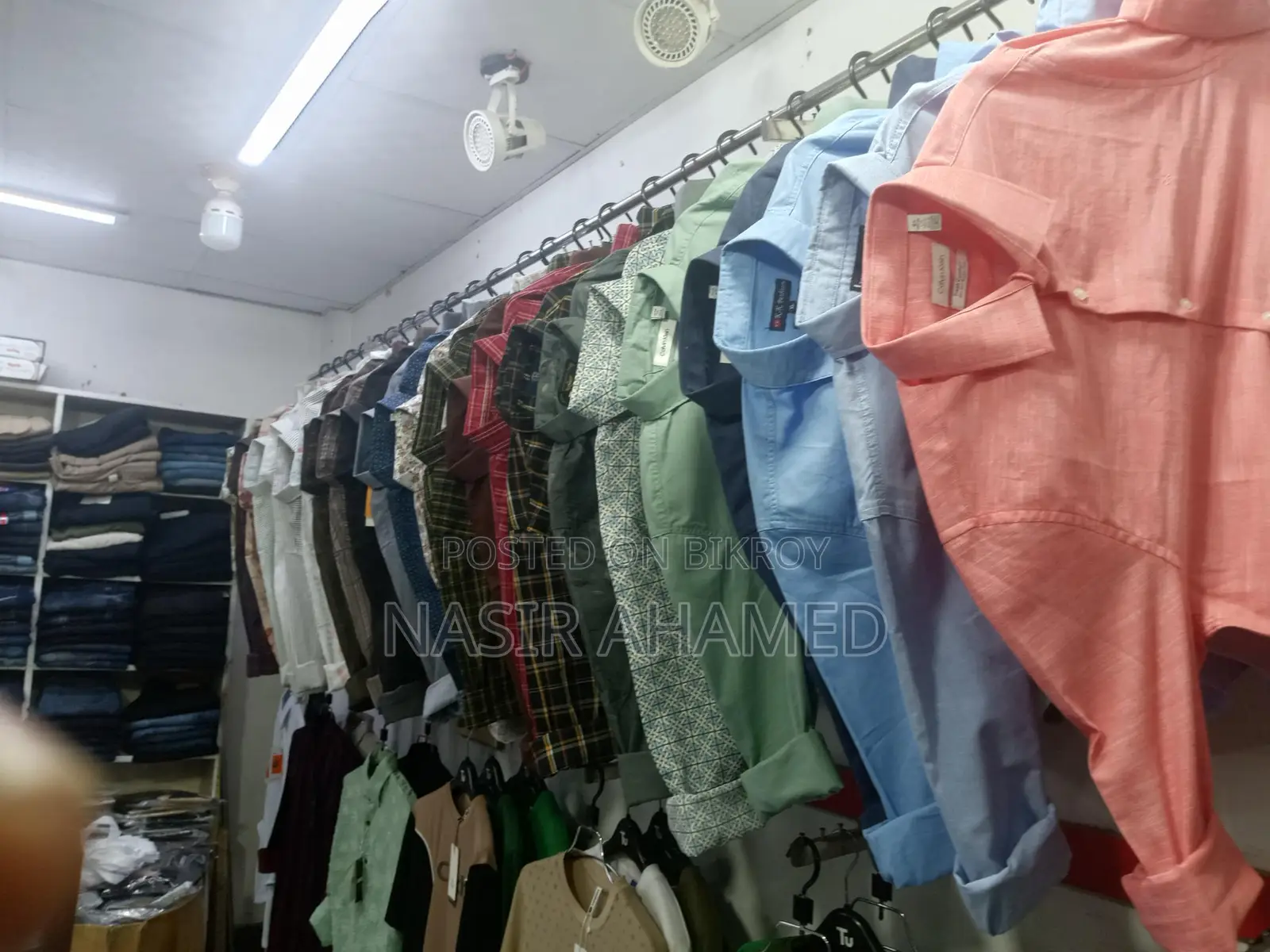 Shirt and Pant showroom for sale including stock
