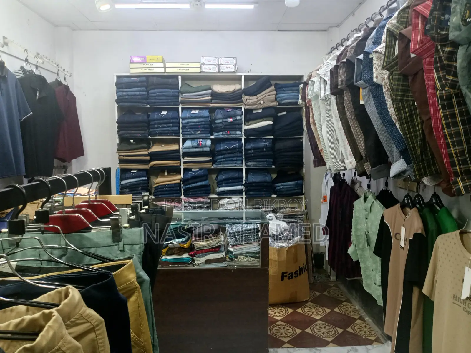 Shirt and Pant showroom for sale including stock