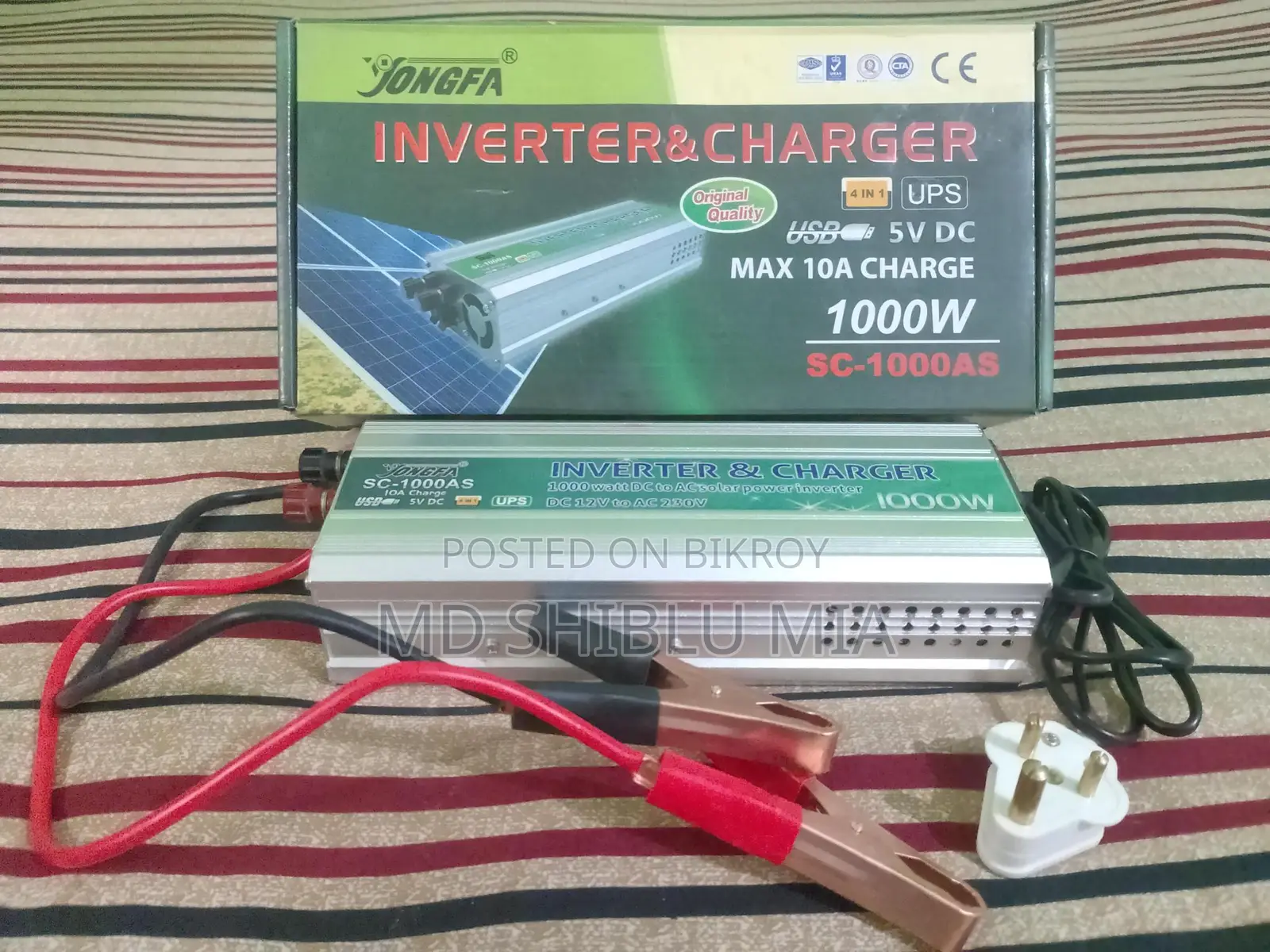 Jongfa Inverter & Charger 1000w