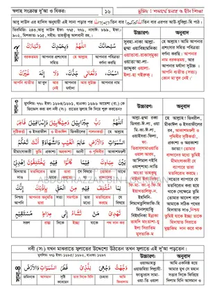 Mufid; Salah and Deen Education by Word Meaning (11 Chapters with Prayer)