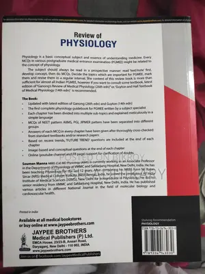 Review Of Physiology by Dr. Soumen Manna, For Fcps, Usmle, Plab, Mrcp