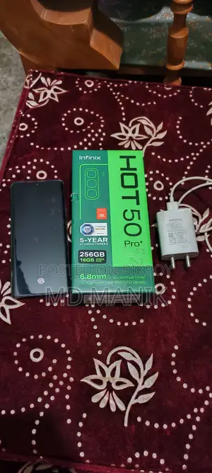 ইনফিনিক্স হট ৫০ প্রো+ ৪জি ২৫৬ জিবি ব্লু