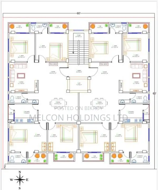 South-facing plot land share for sale