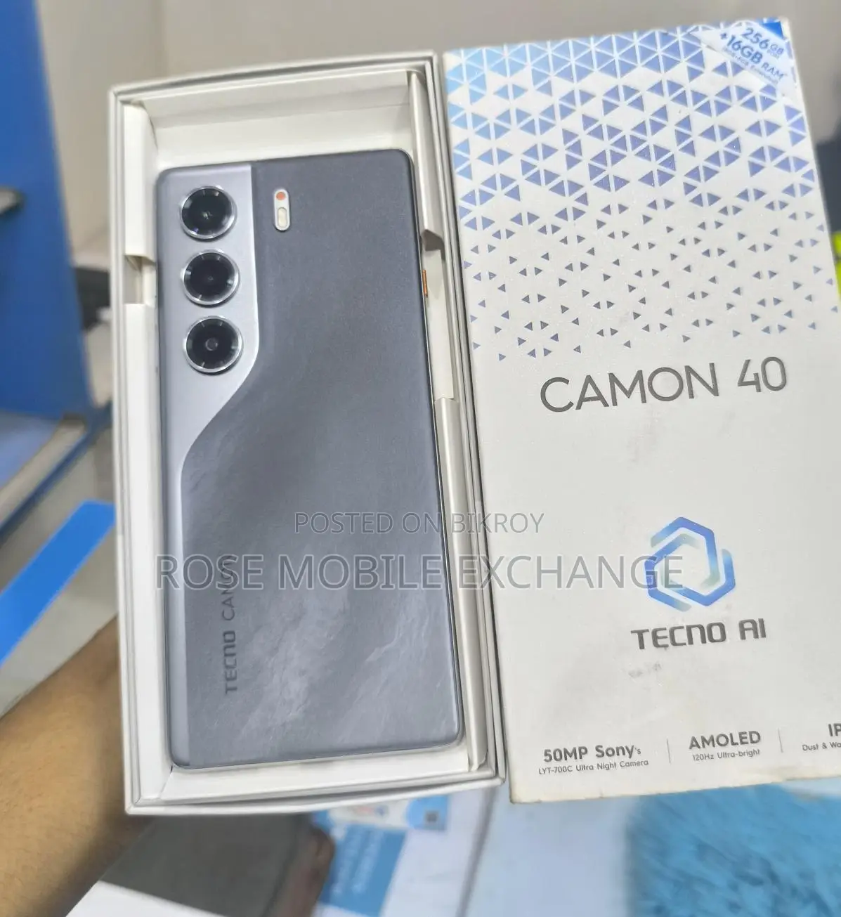 Tecno Camon 40 8/256 (ব্যবহৃত)