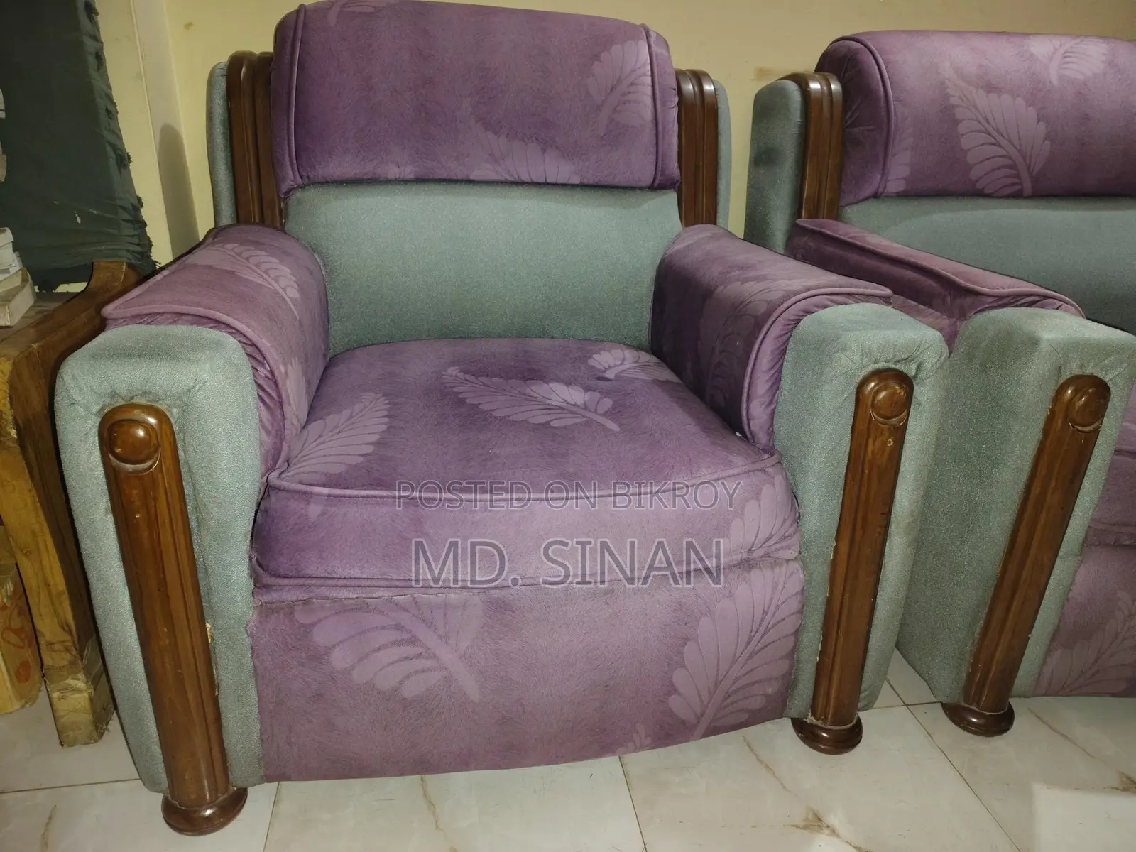 Teak Wood Sofa