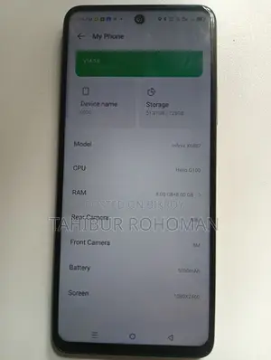 Infinix Hot 50 8+8/128 gb (Used)