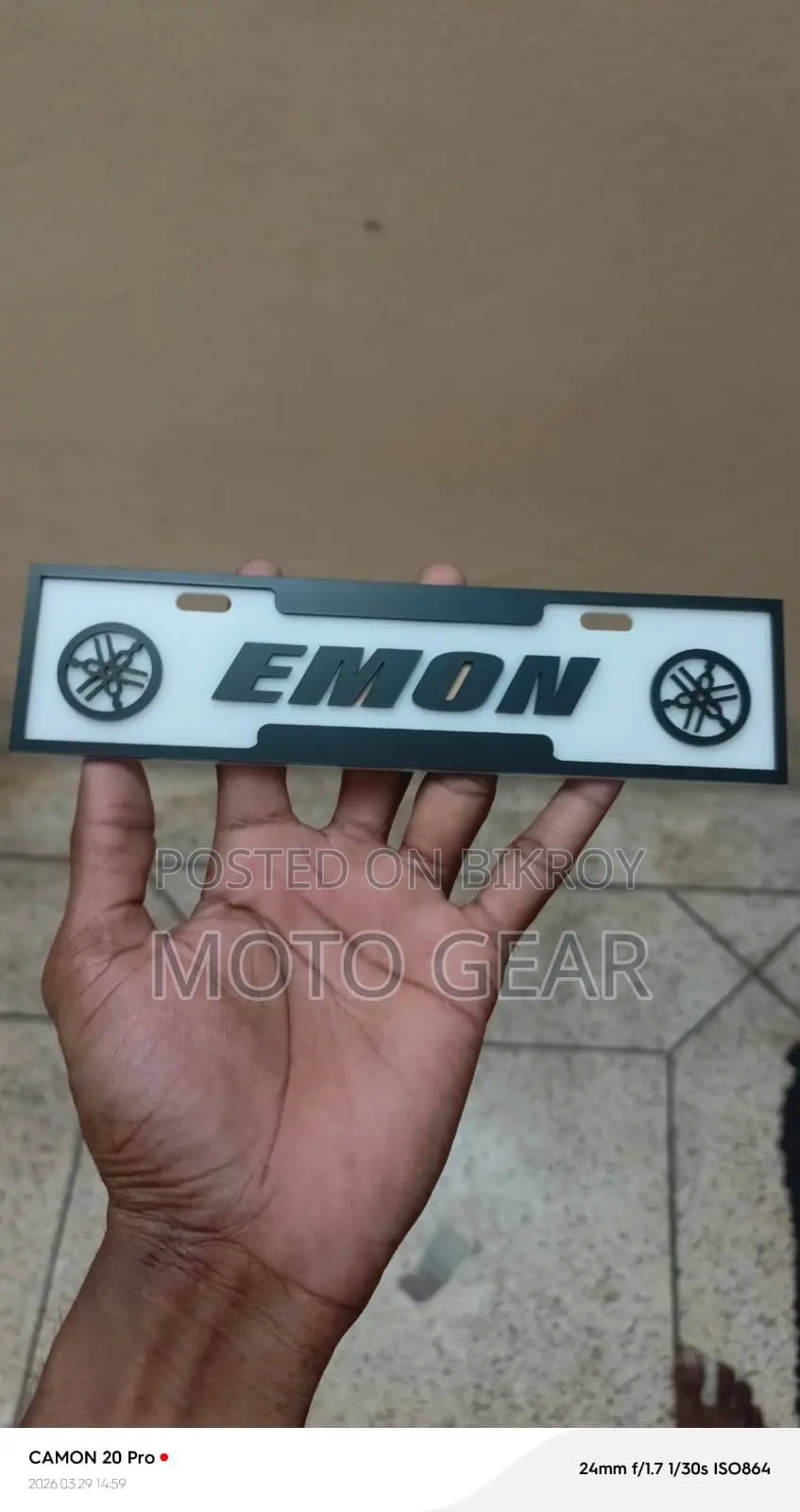 Stylish Bike Name and Number Plates