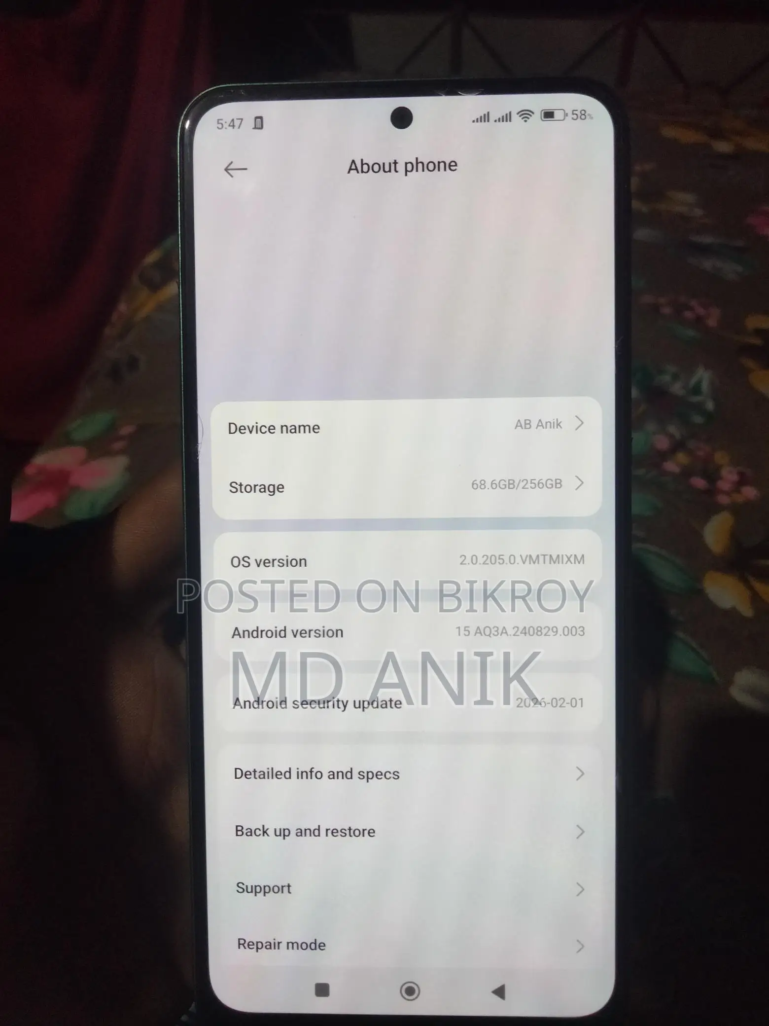 Xiaomi Redmi Note 12 Original (Used)