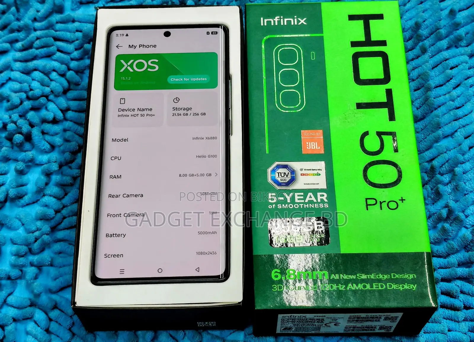 Infinix Hot 50 Pro+ 4G 256 GB Blue