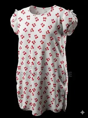 Stunning Cherry Print Dress!
