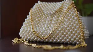 Handmade Pearl Handbag