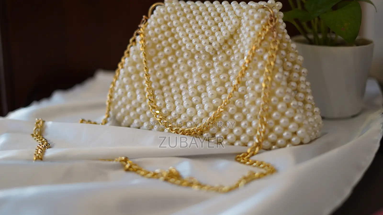 Handmade Pearl Handbag