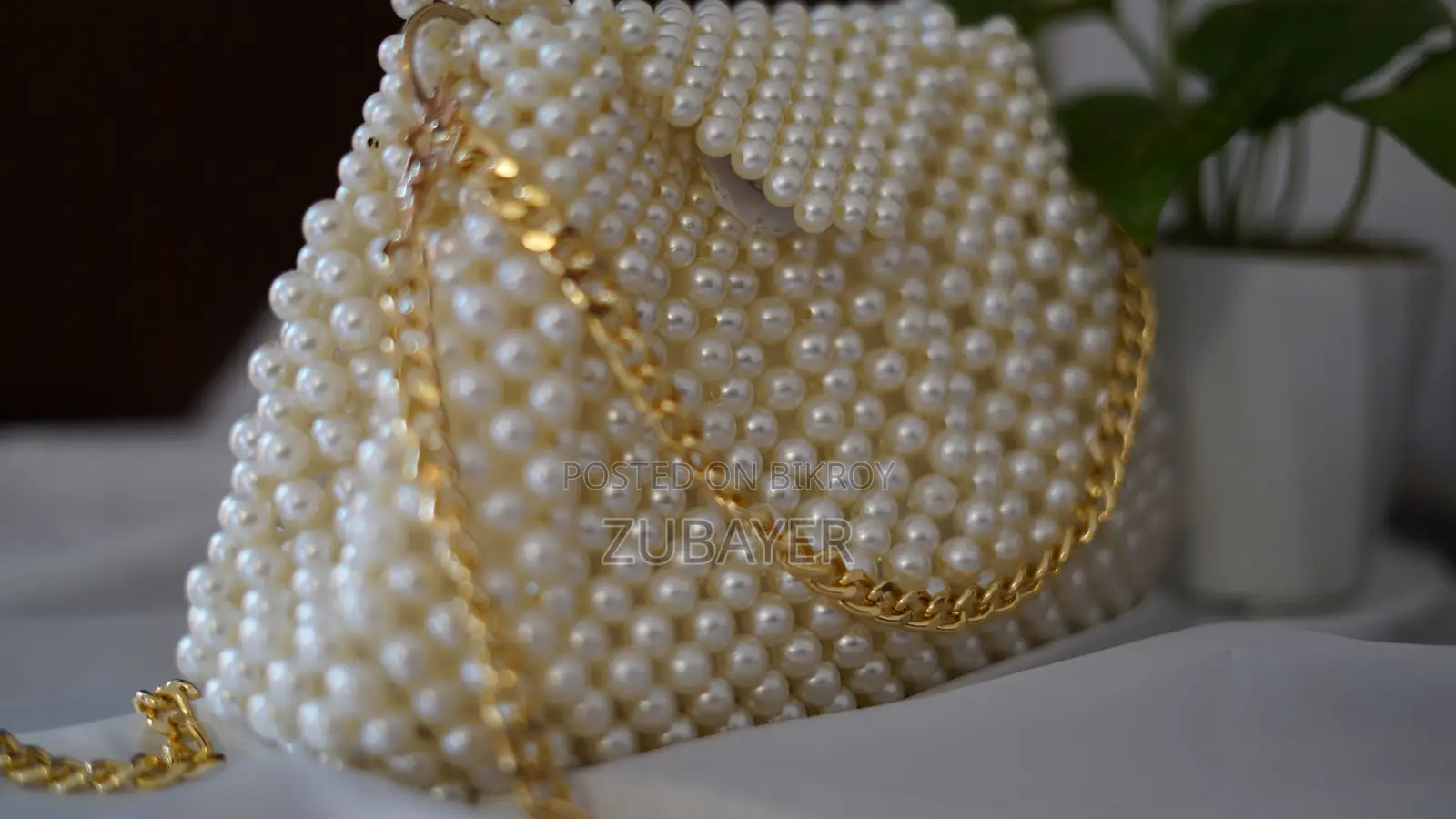 Handmade Pearl Handbag