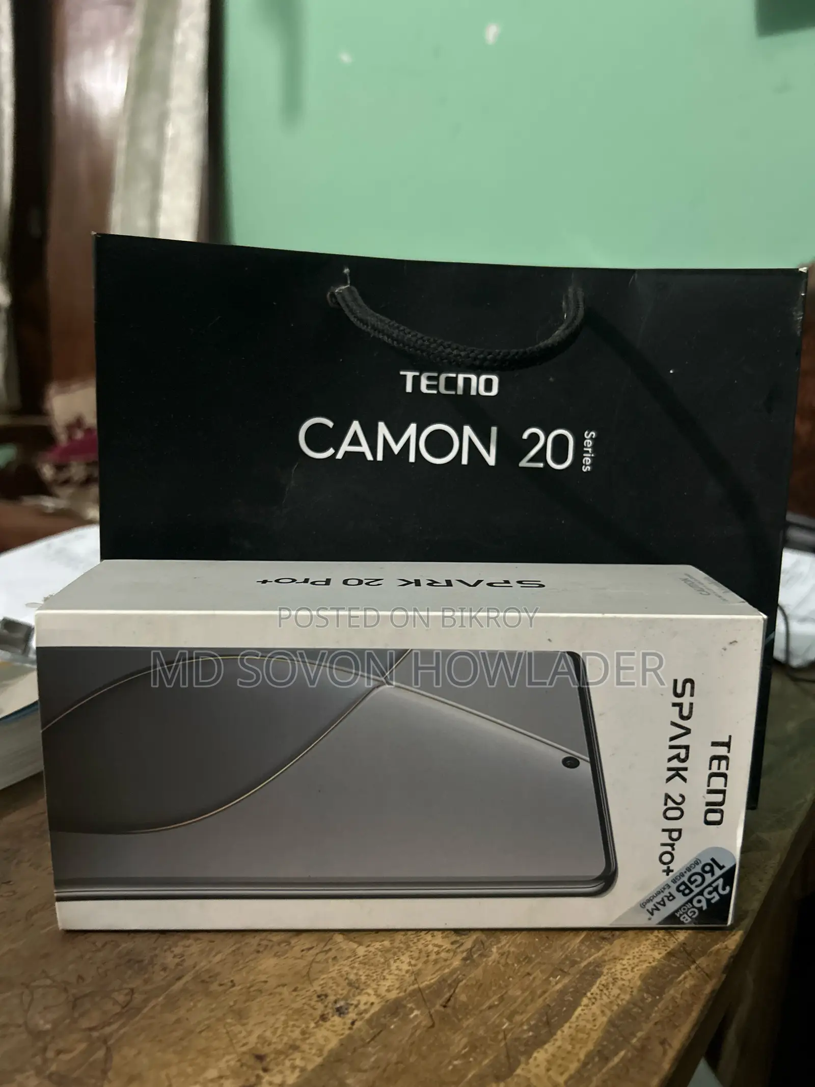 Tecno Spark 20 Pro+ Ram 8 gb rom 256 (Used)