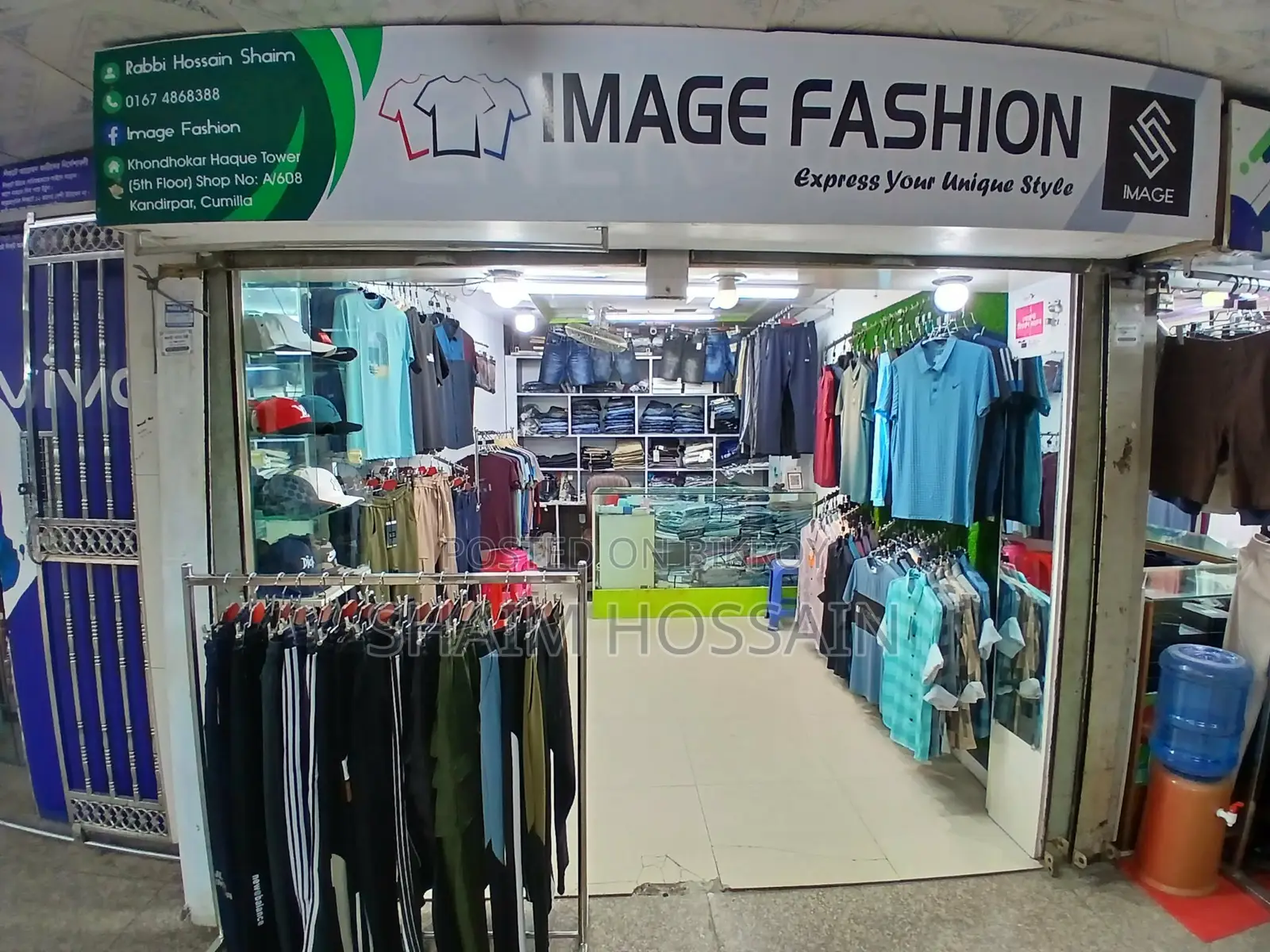 Shop for rent including stock