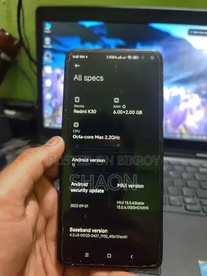 Xiaomi Redmi K30 for sale (Used)