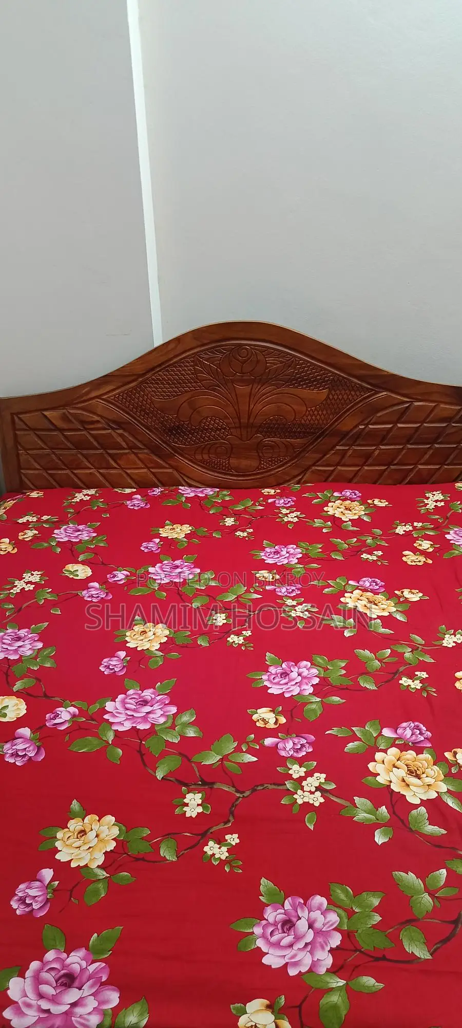 A new bed. In brand new condition