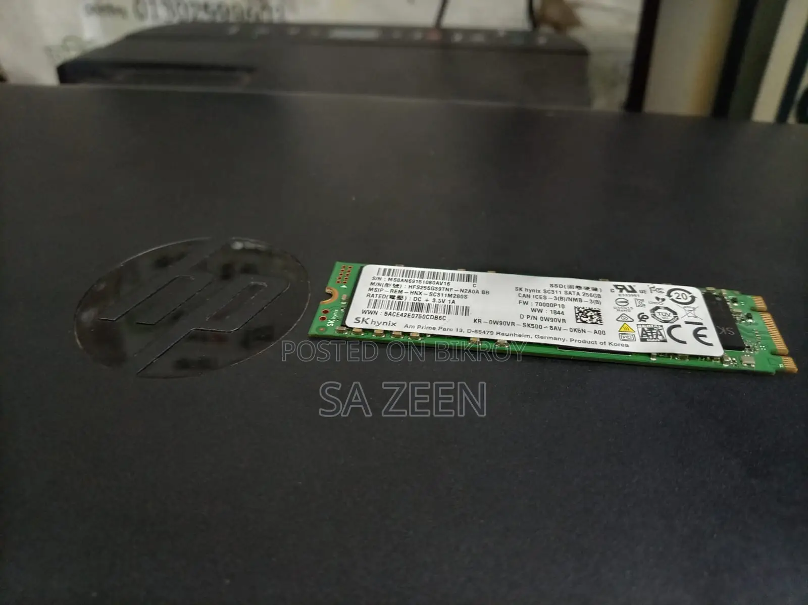SK Hynix SC311 SATA 256GB SSD.