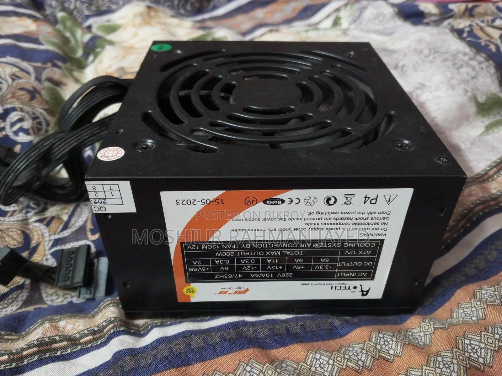A. Tech Power Supply 200w