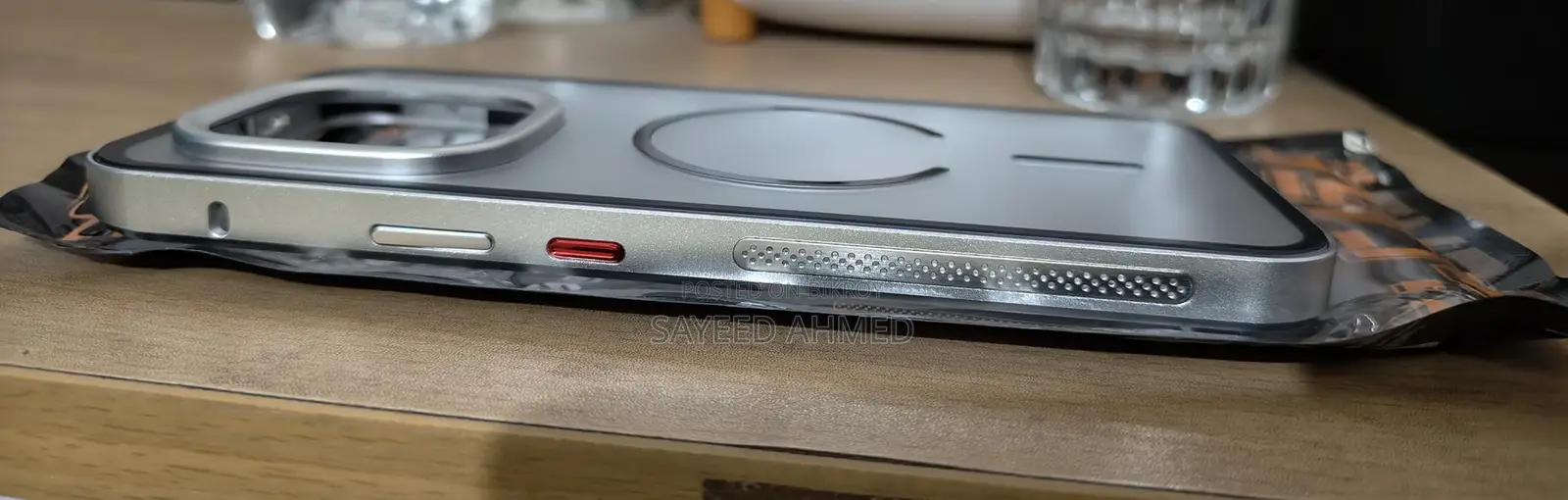 Iqoo 15 Magnetic Metal Frame Case Aluminum (Silver Color)