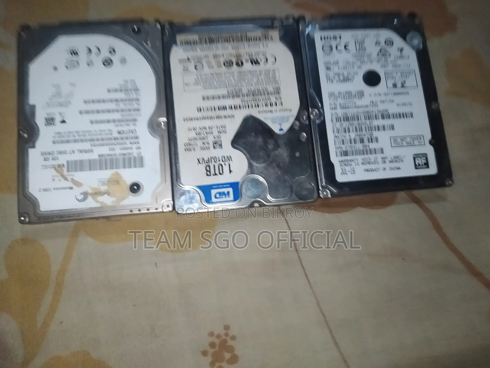 1tb Laptop Hdd (wd / Hgst Seagate) – Tested, No Bad Sector