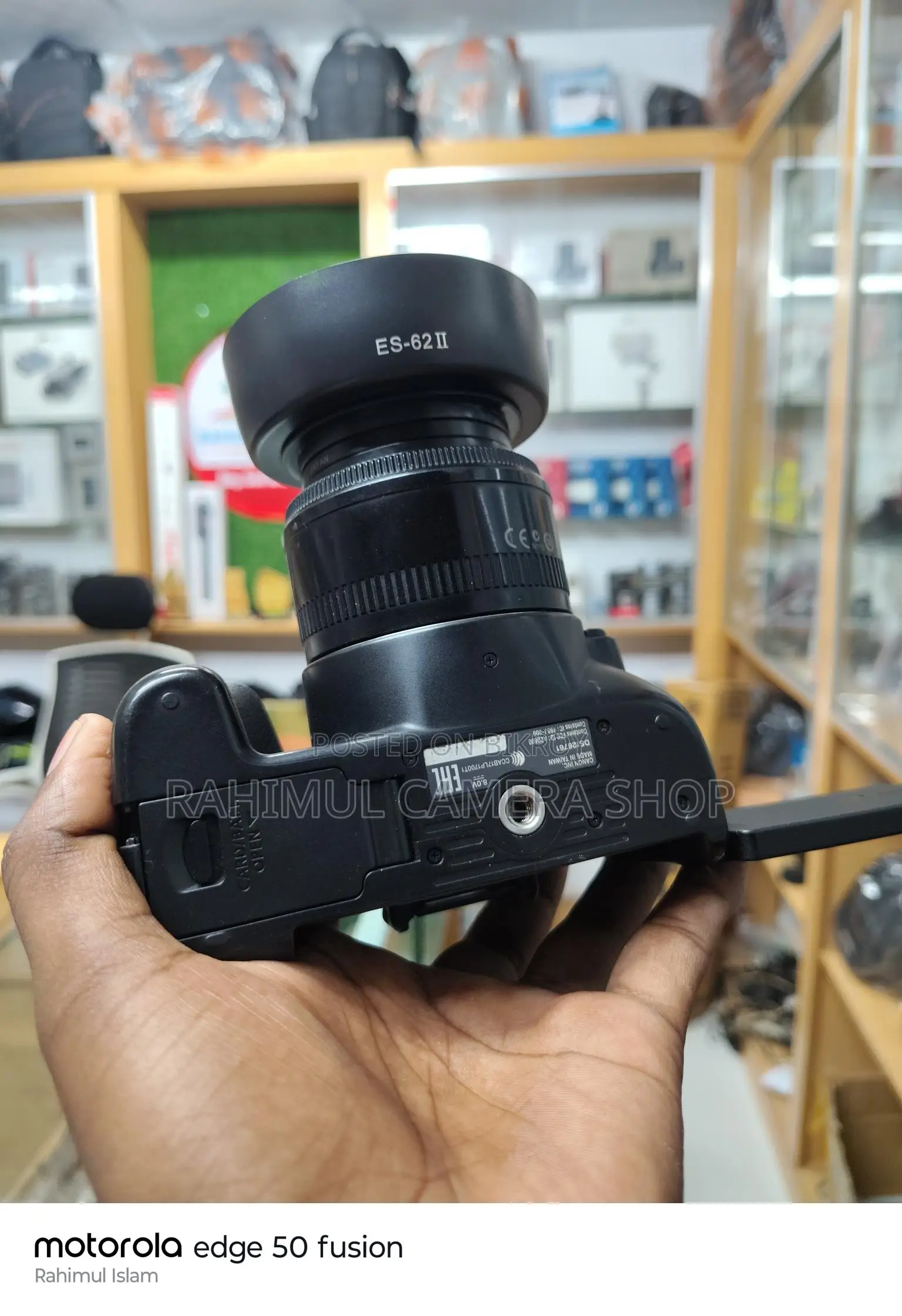 canon 250D with 50mm is prime lens 1.8