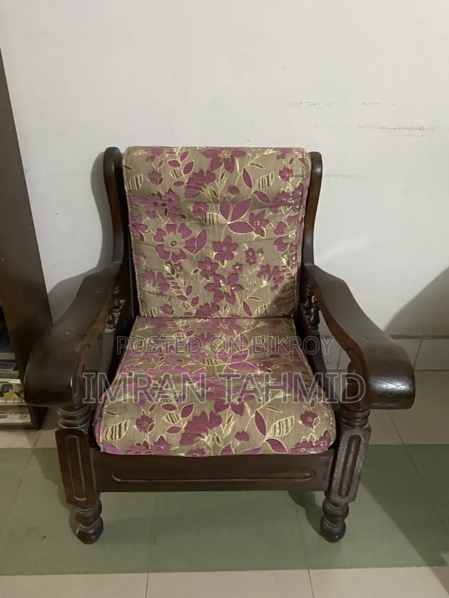 3 Seater Sofa and 2 Single Along with a Tea Table for Sale