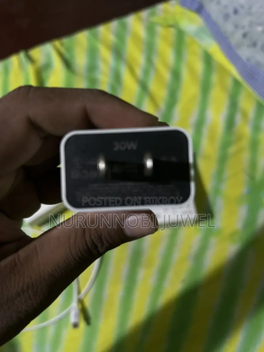 Google 30 W Charger And Cable