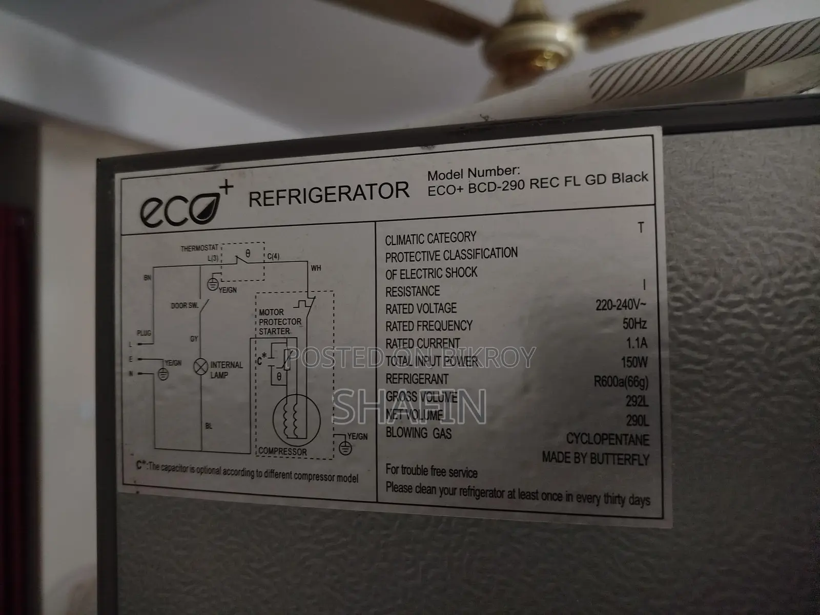Eco+ Fridge